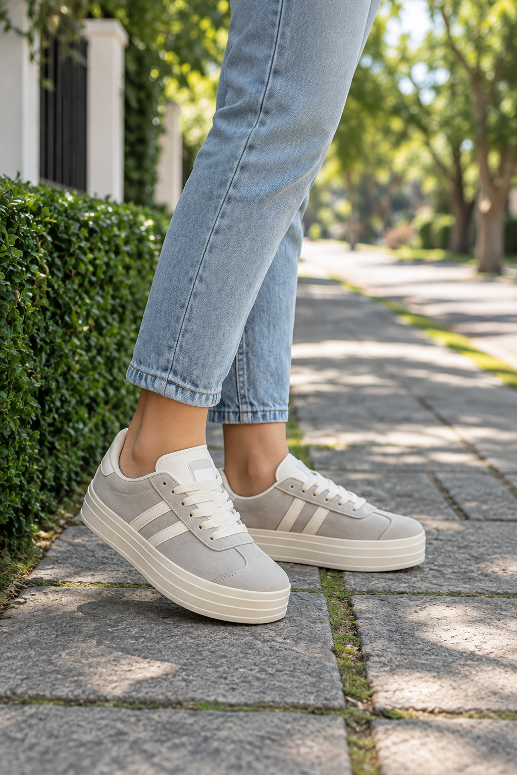 ZAPATILLA EST. GAZELLE GRIS