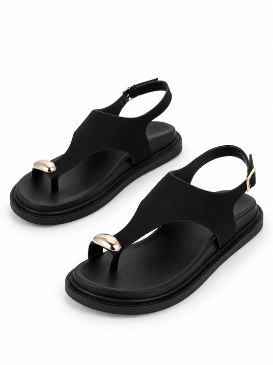 SANDALIA T-69 NEGRO