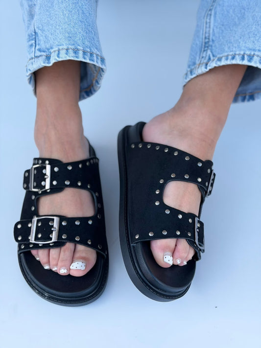 SANDALIA T-70 NEGRO
