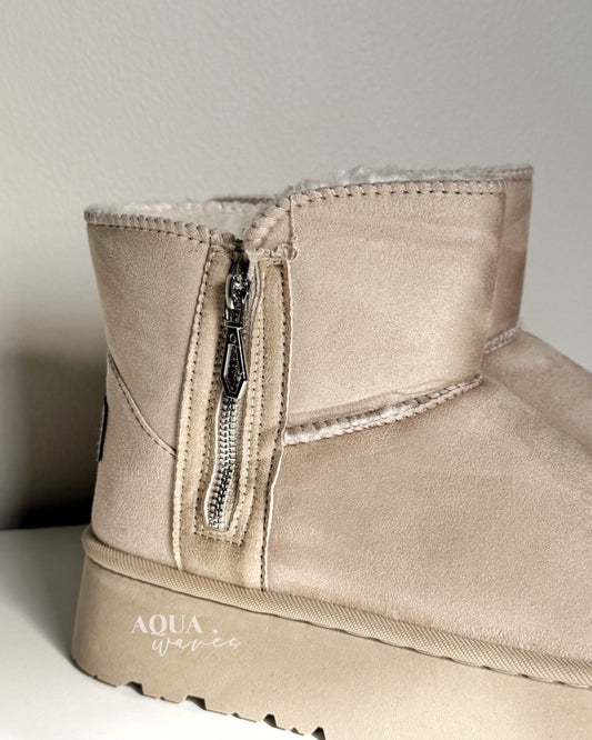 PANTUBOTA TEDDY CIERRE BEIGE