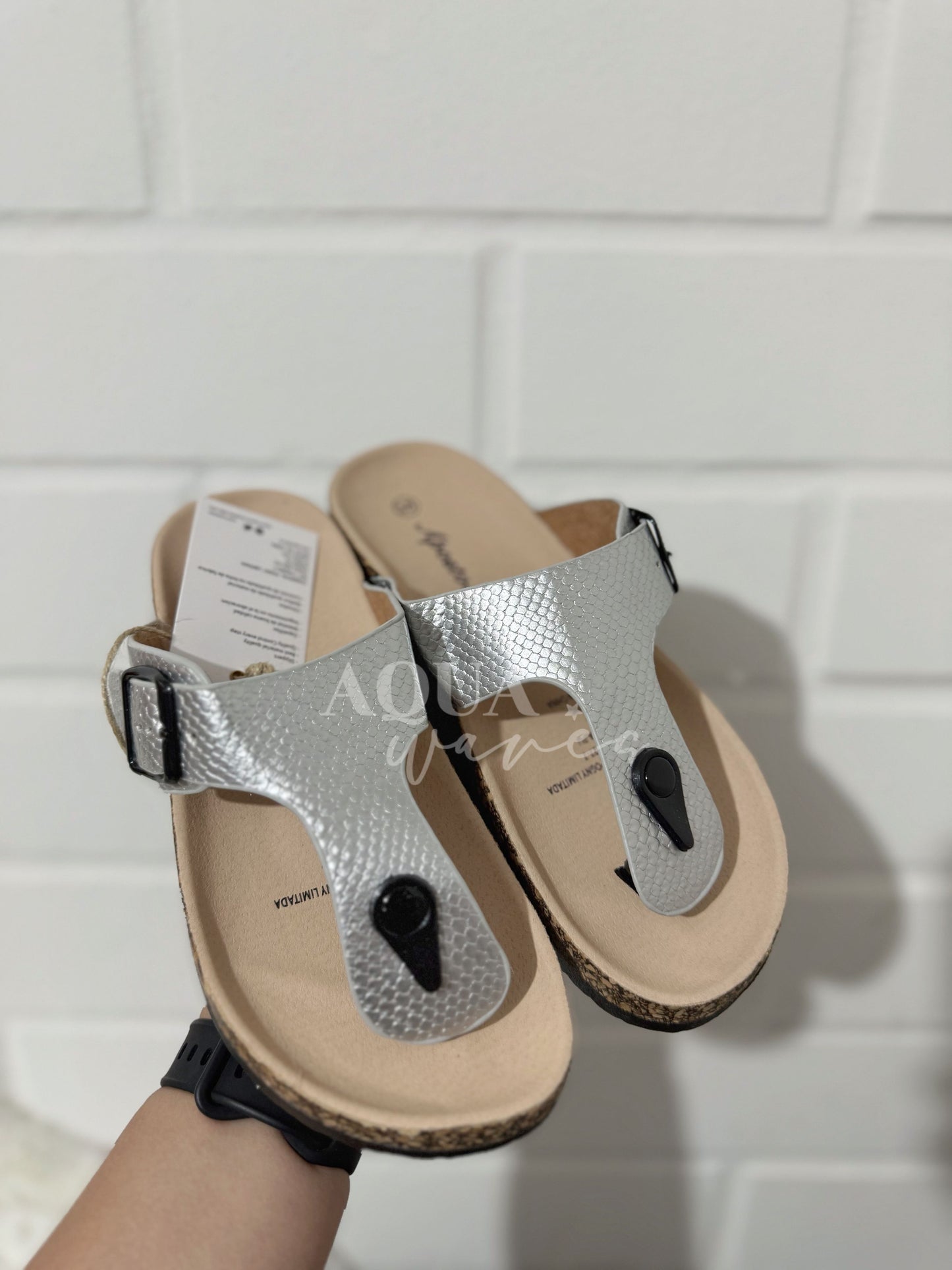 SANDALIA BUZIO PLATEADO