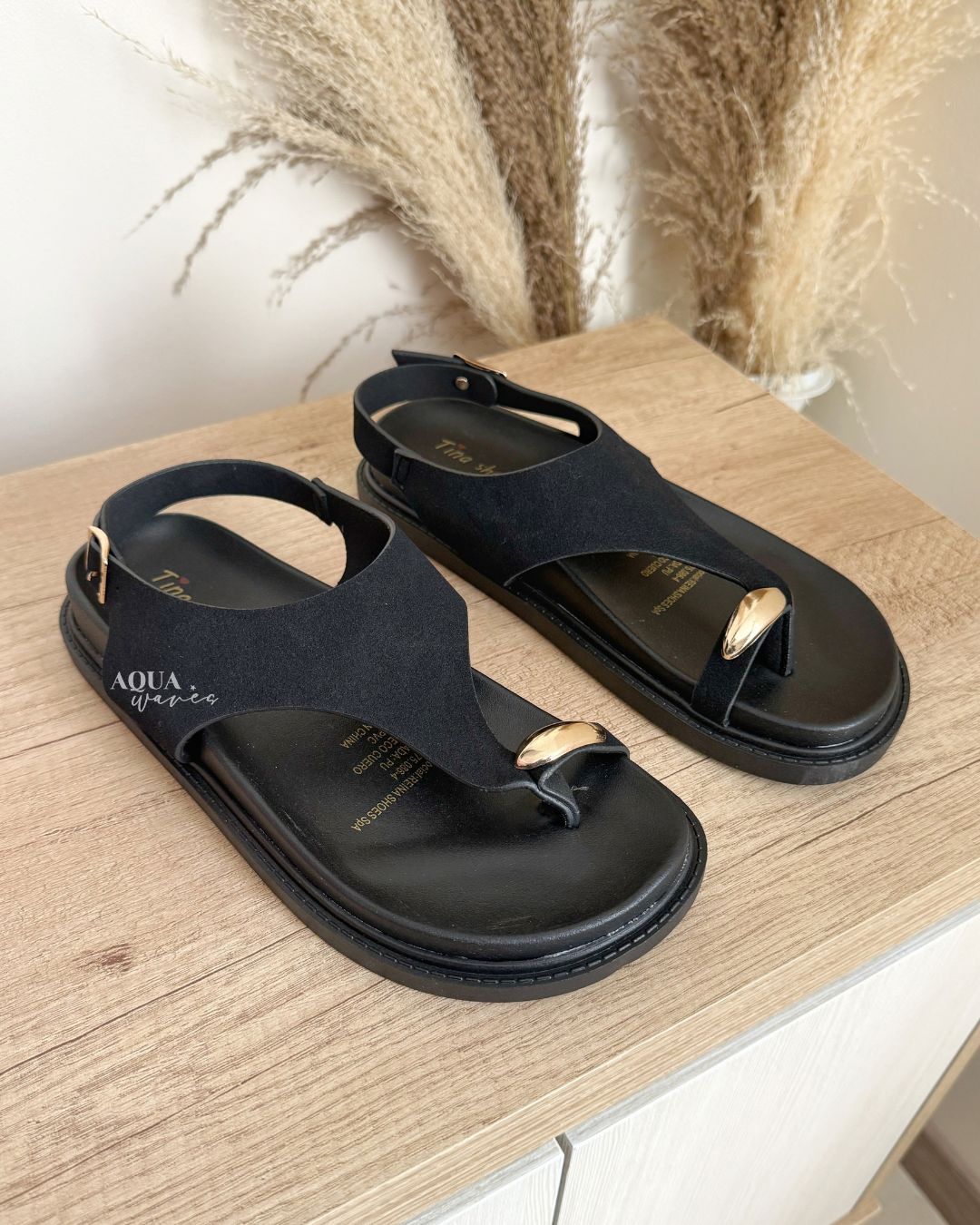 SANDALIA T-69 NEGRO