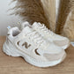 ZAPATILLA EST. NB BEIGE