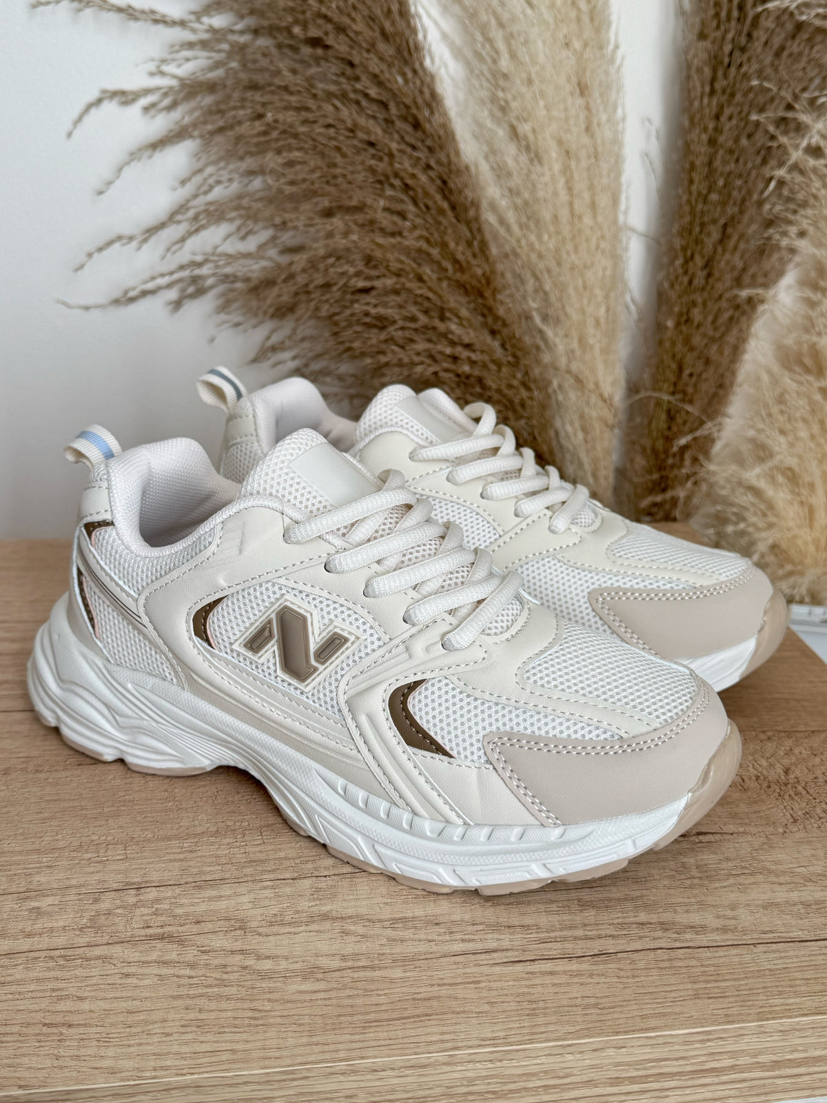 ZAPATILLA EST. NB BEIGE