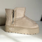 PANTUBOTA TEDDY CIERRE BEIGE
