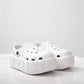 EST CROCS PLATAFORMA BLANCO
