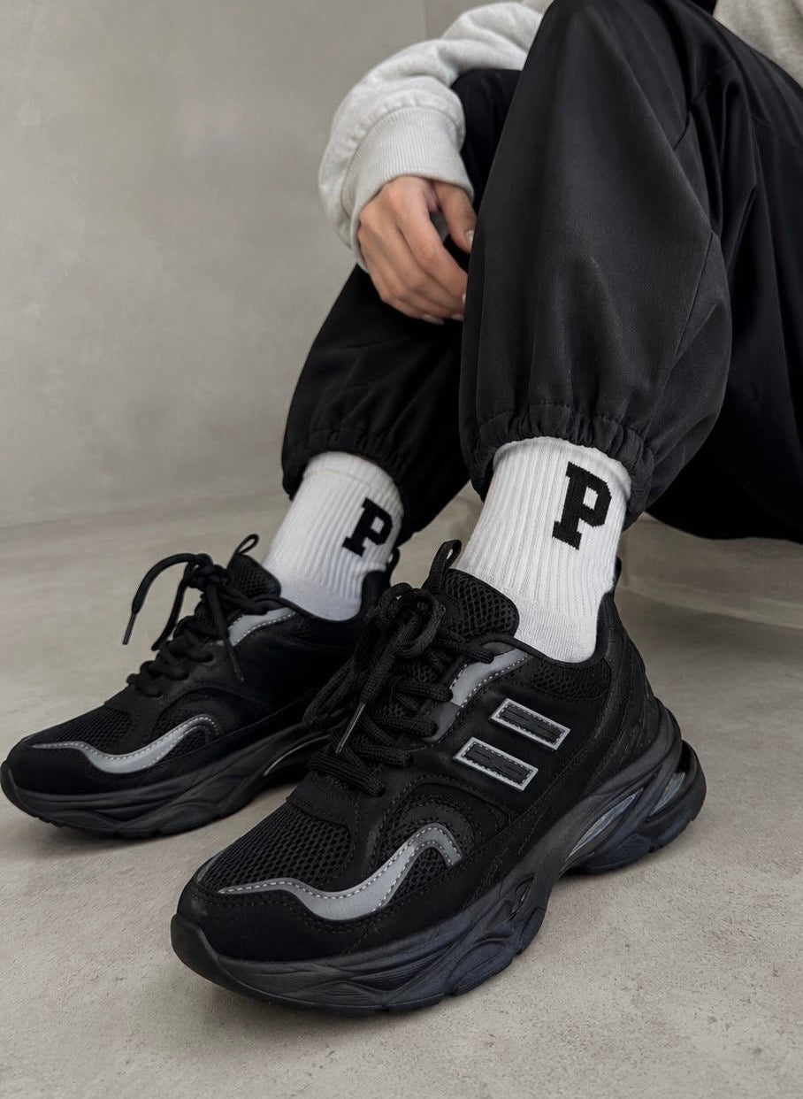 ZAPATILLA EST. NB 6J10-1 NEGRO