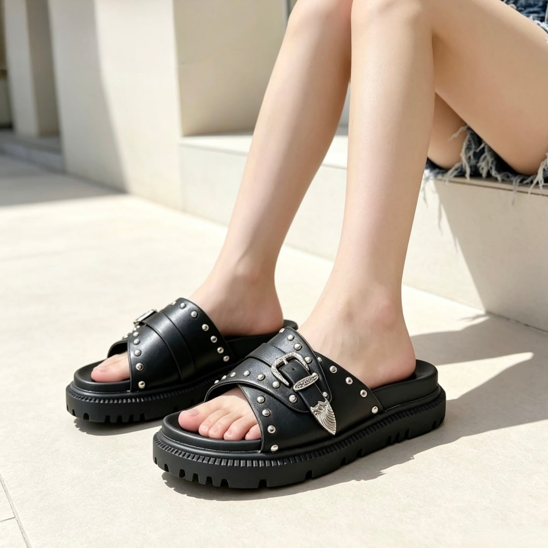 SANDALIA F2275 NEGRO