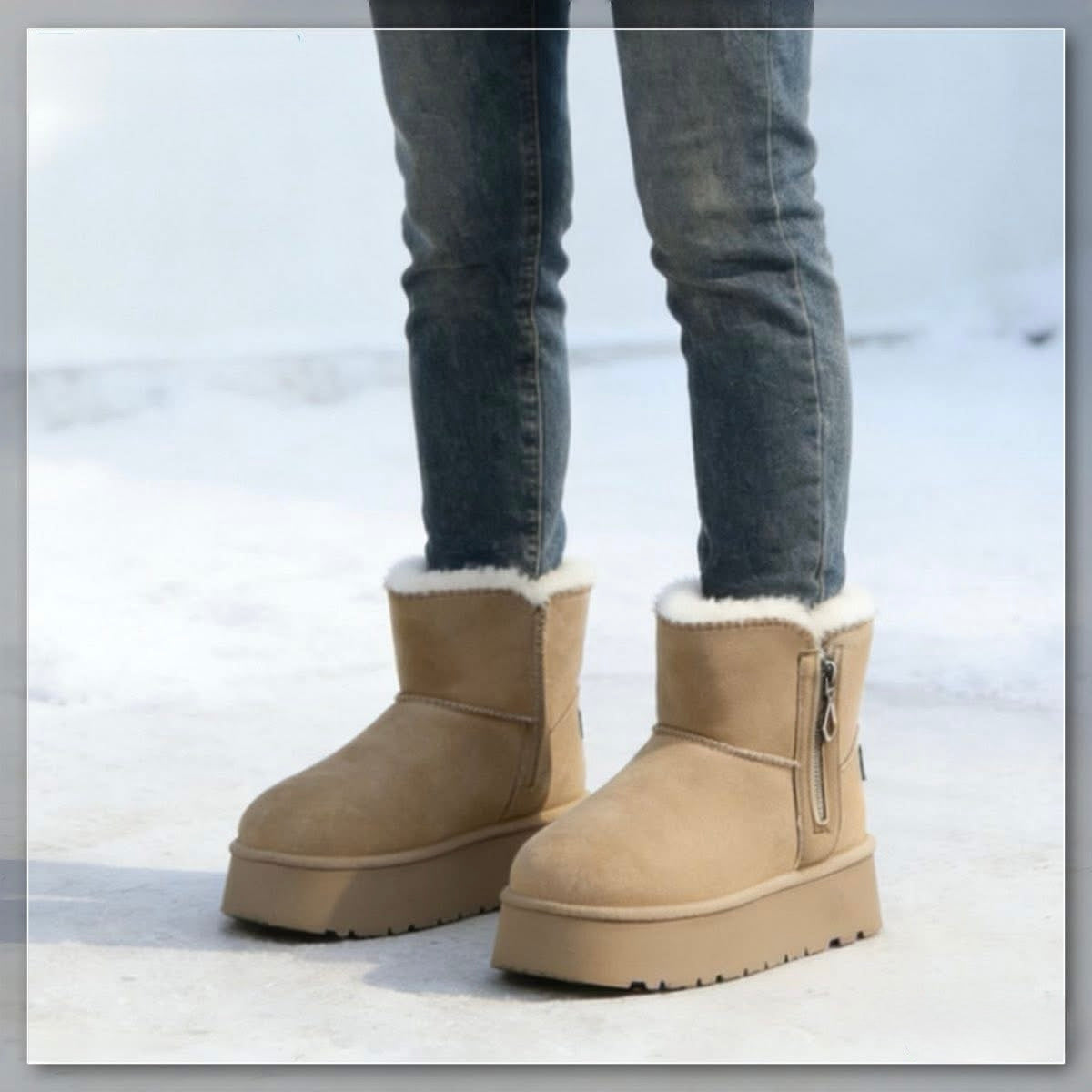 PANTUBOTA TEDDY CIERRE KHAKI