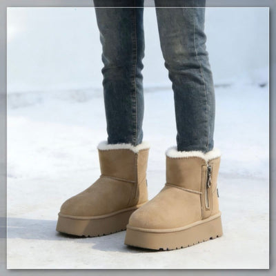 PANTUBOTA TEDDY CIERRE BEIGE