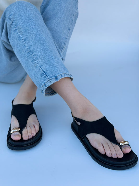 SANDALIA T-69 NEGRO