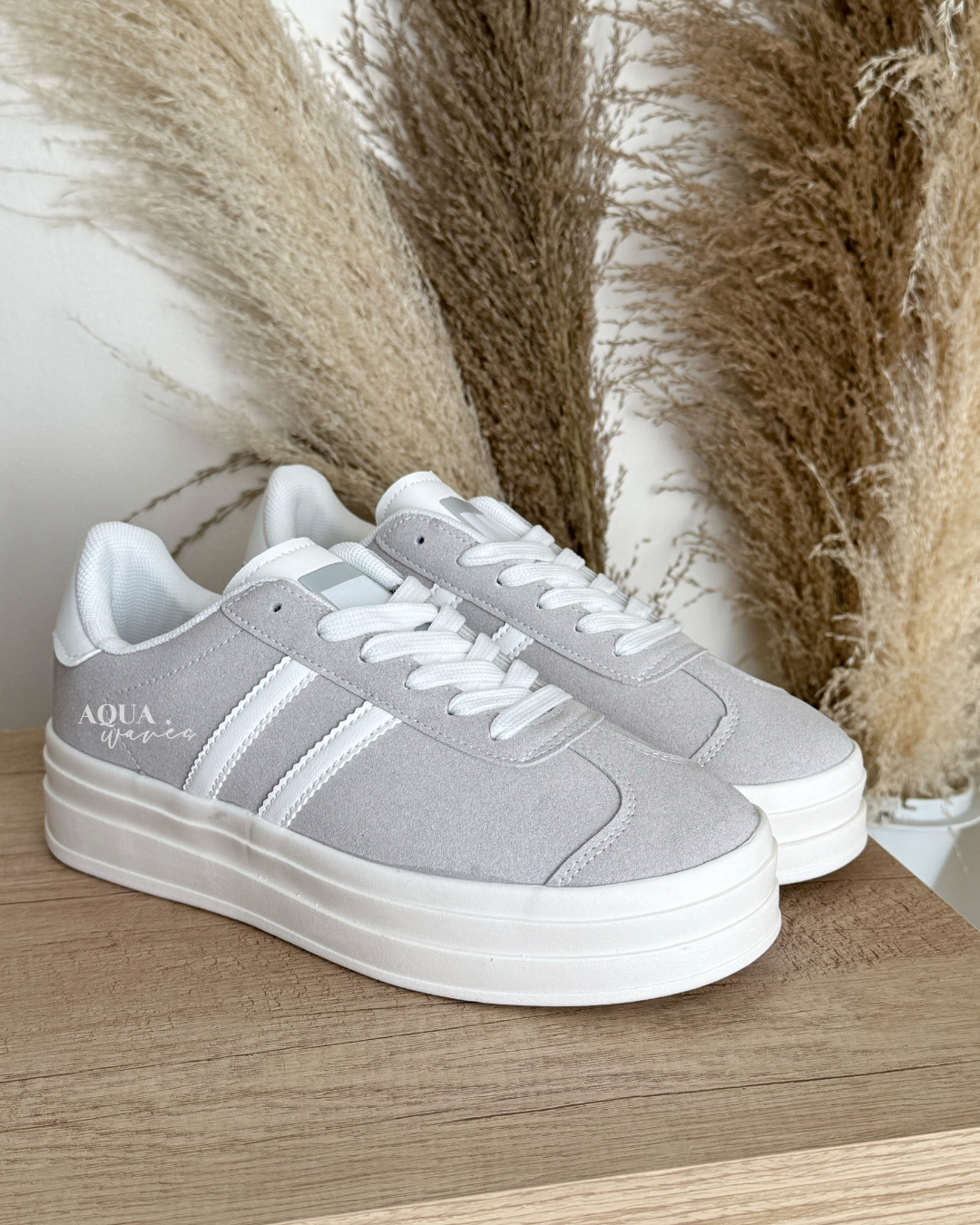 ZAPATILLA EST. GAZELLE GRIS