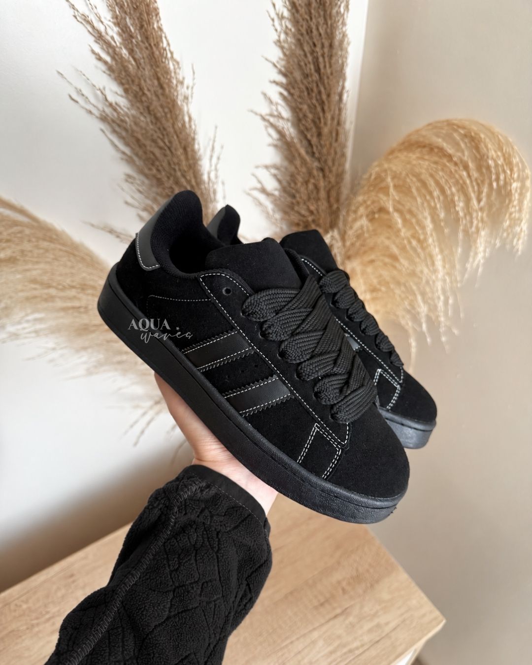 ZAPATILLA EST CAMPUS ALL BLACK