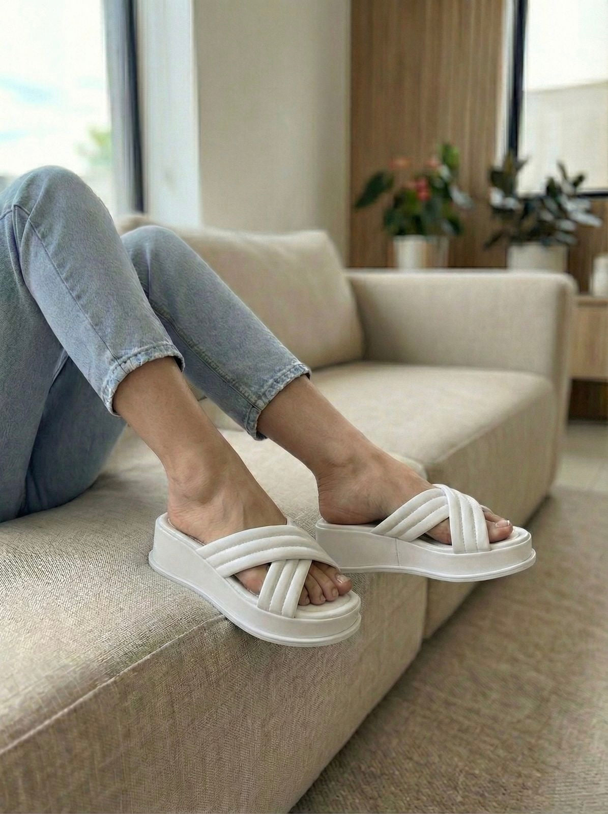 SANDALIA BARBADOS BLANCA