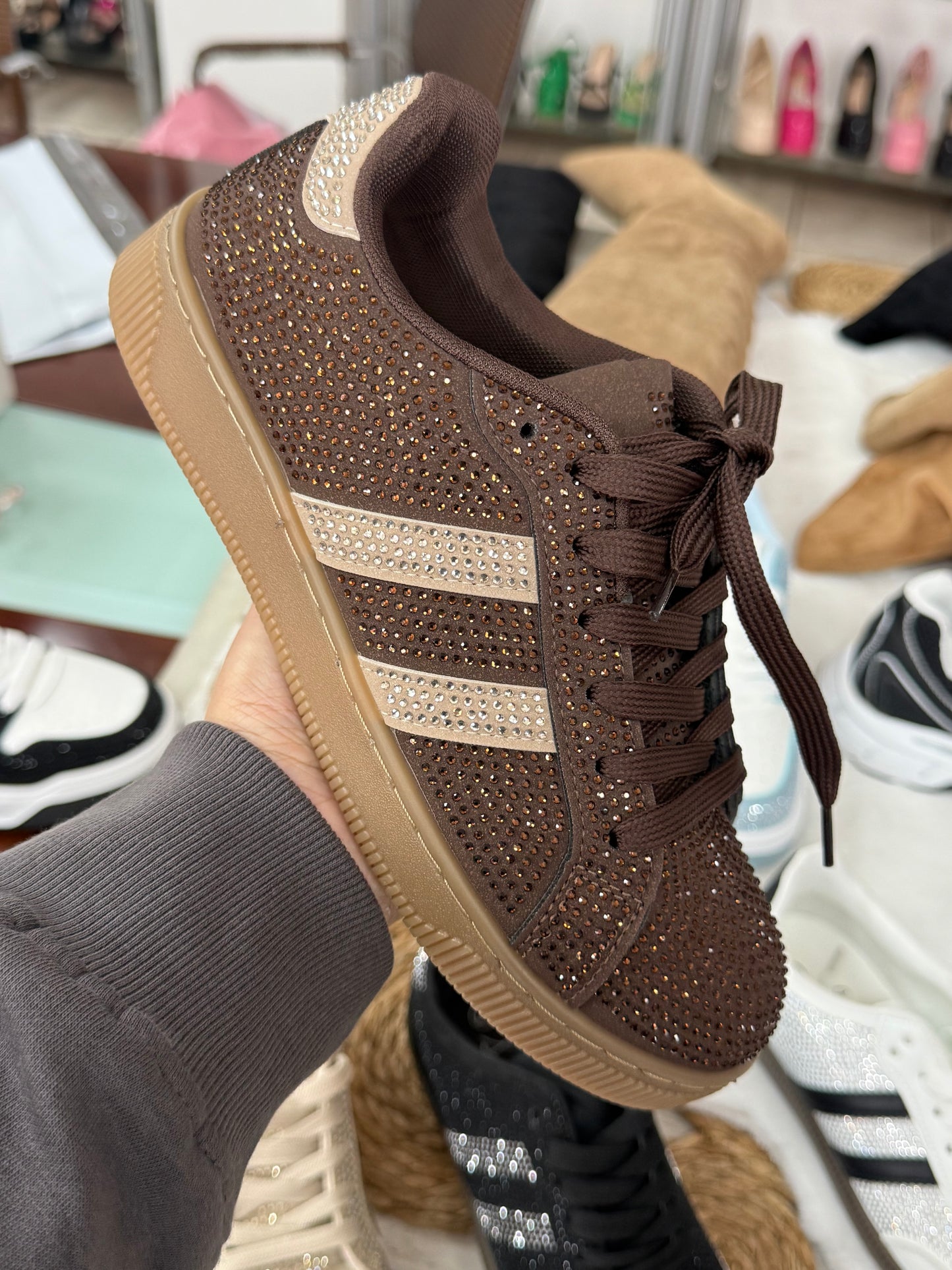 ZAPATILLA SPARKLY CHOCOLATE