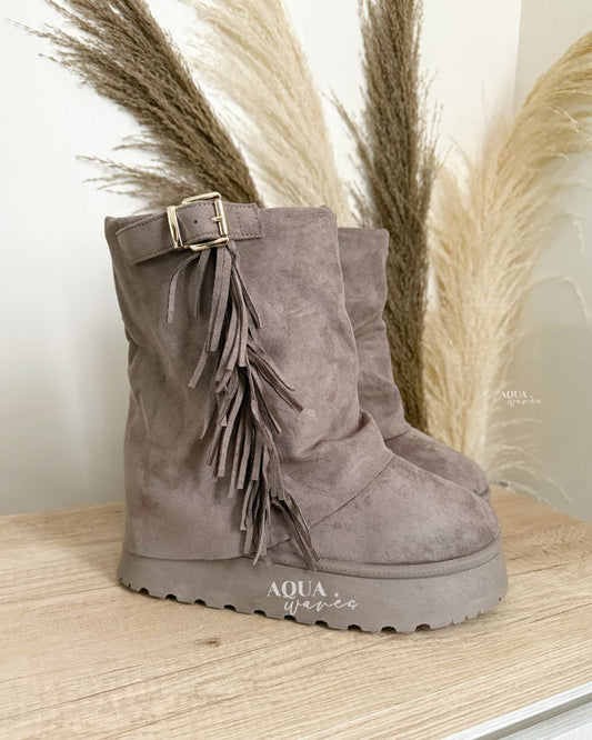 PANTUBOTA FLECOS CAQUI