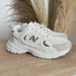 ZAPATILLA EST. NB BEIGE
