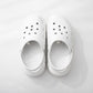 EST CROCS PLATAFORMA BLANCO