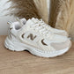 ZAPATILLA EST. NB BEIGE