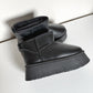 PANTUBOTA TEDDY ECOCUERO PLATAFORMA NEGRO