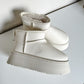 PANTUBOTA TEDDY ECOCUERO PLATAFORMA CREMA