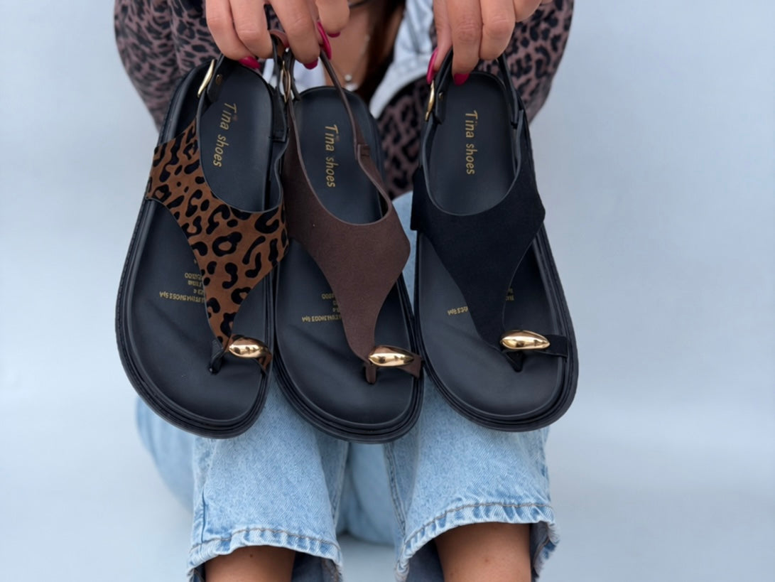 SANDALIA T-69 NEGRO