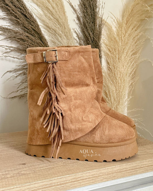 PANTUBOTA FLECOS CAMEL