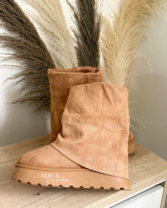 PANTUBOTA FLECOS CAMEL